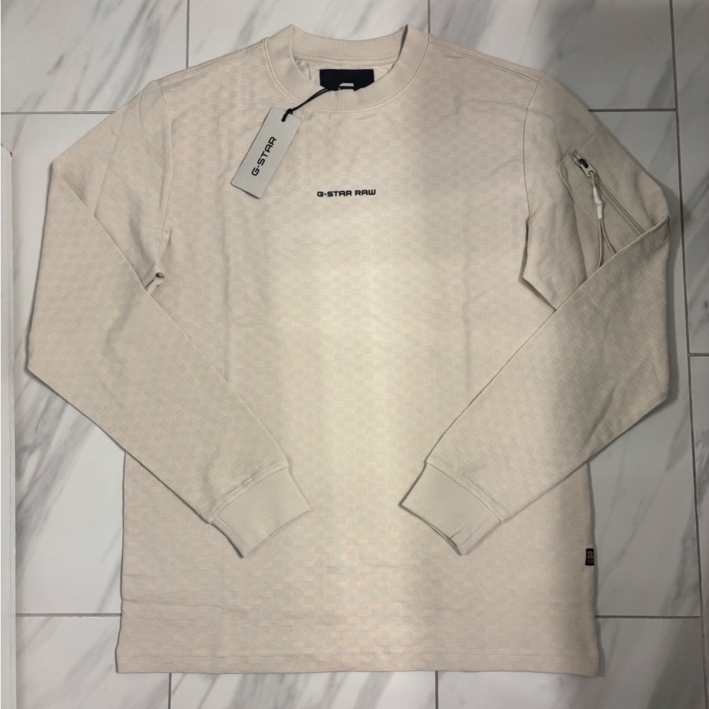 Men’s G-Star Raw Long Sleeve Logo Tweeter